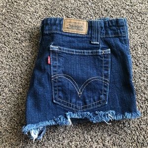 Levi’s Super Short Denim Shorts